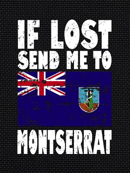 Montserrat Flag Saying