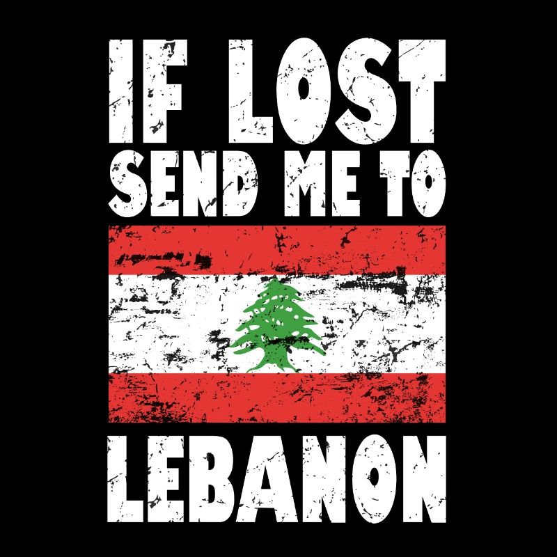Libanon Flagge Spruch