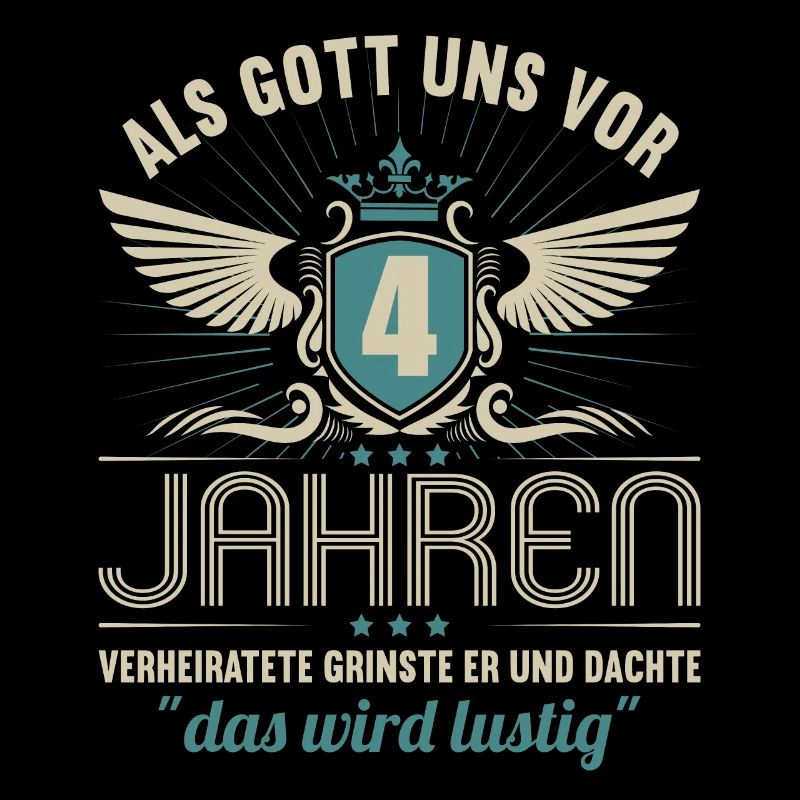4 Jahre verheiratet wird lustig 4.Hochzeitstag