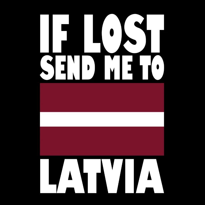 Lettland Flagge Spruch