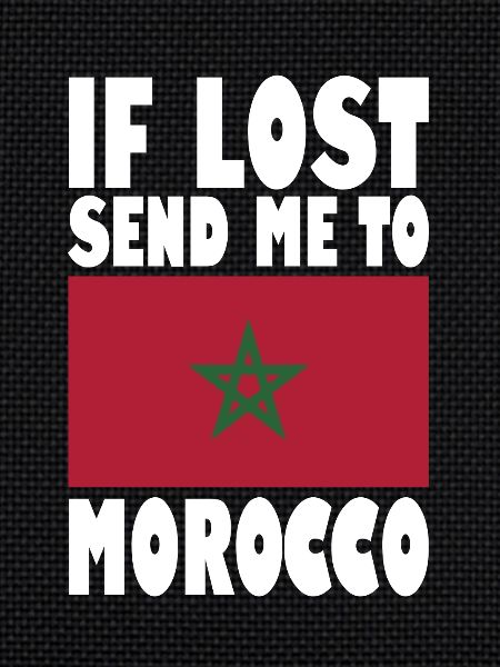 Morocco Flag Saying