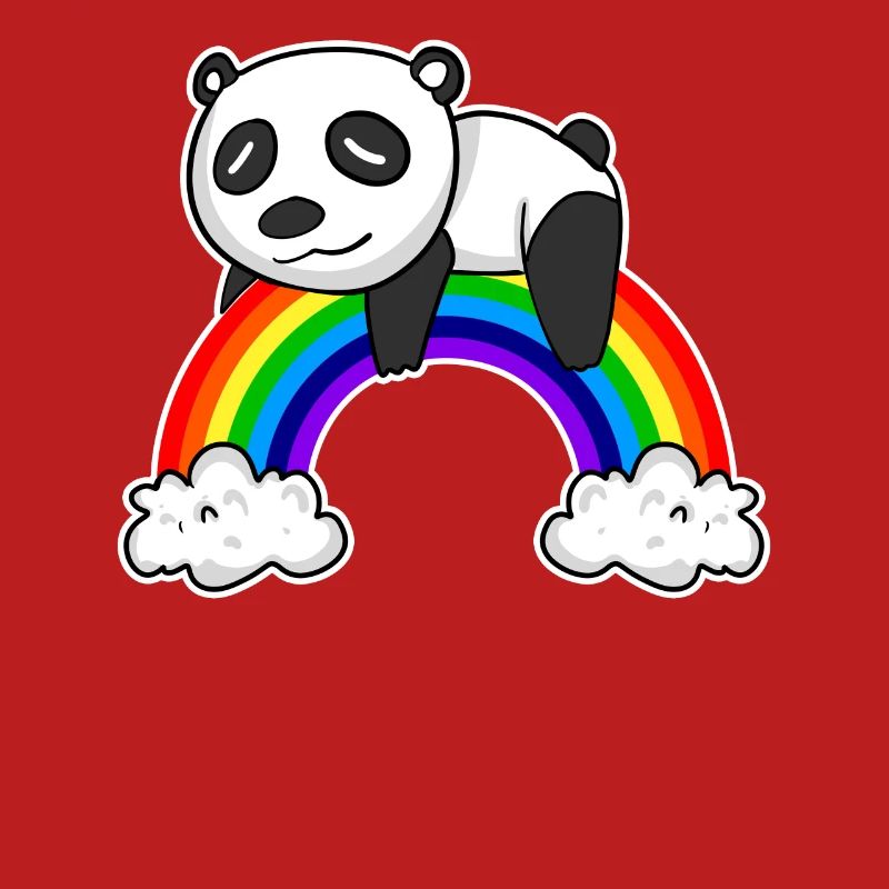 Regenbogen Panda
