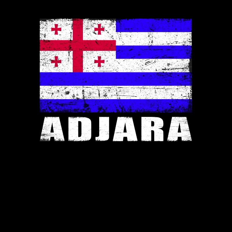 Adjara Flag Grunge Adjara Flag