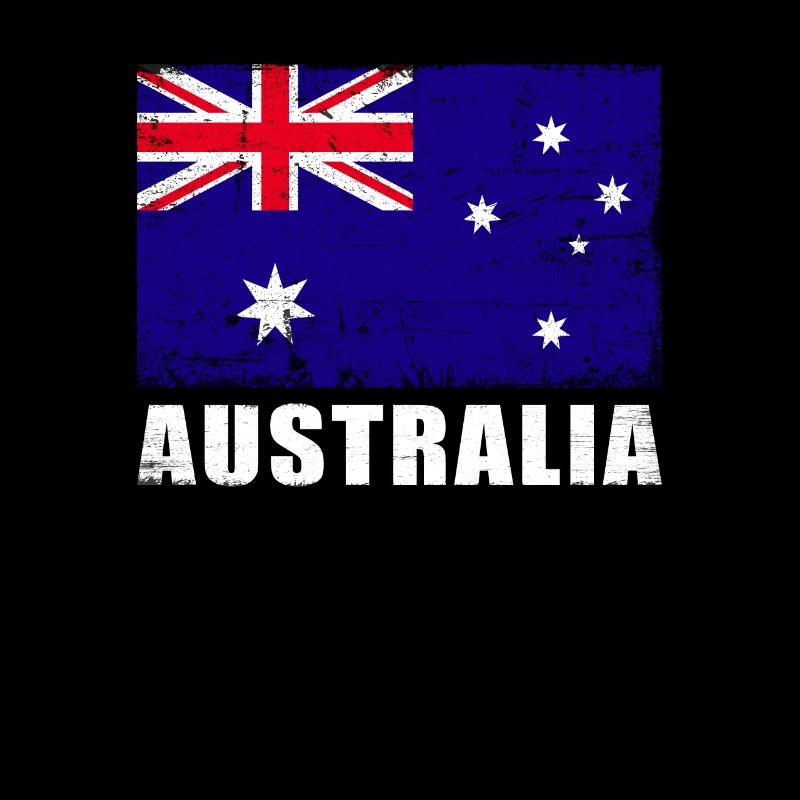 Australia Flag Grunge Australia Flag