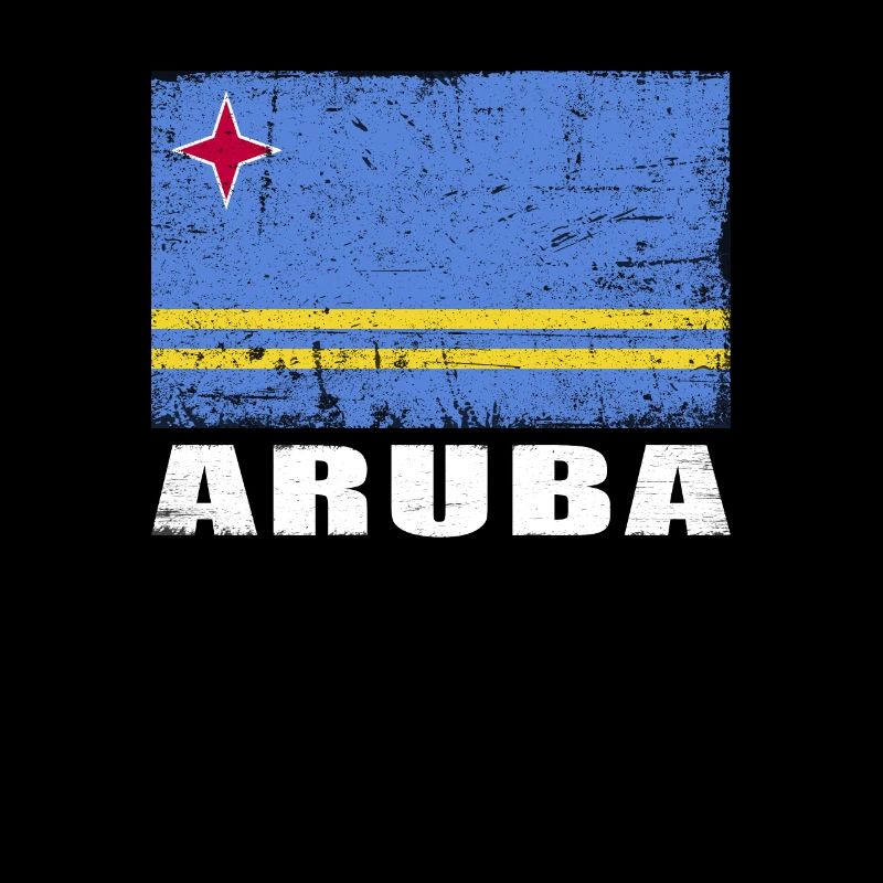 Aruba Flag Grunge Aruba Flag