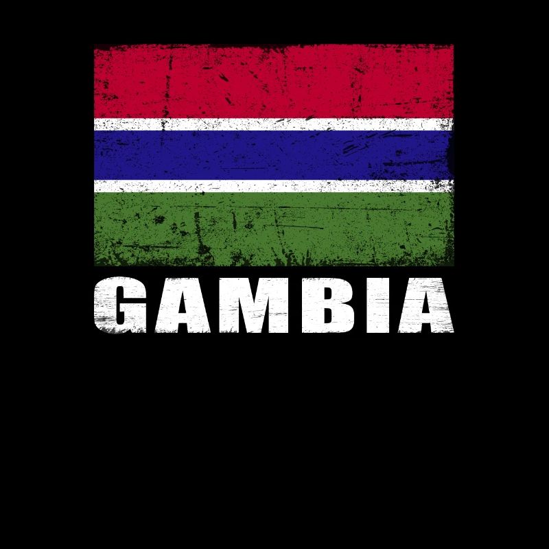 Gambie Drapeau Grunge Gambie Drapeau