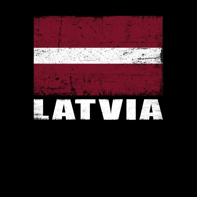 Lettonie Drapeau Grunge Lettonie Drapeau