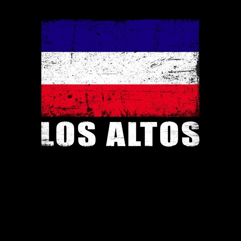 Los Altos Flag Grunge Los Altos Flag