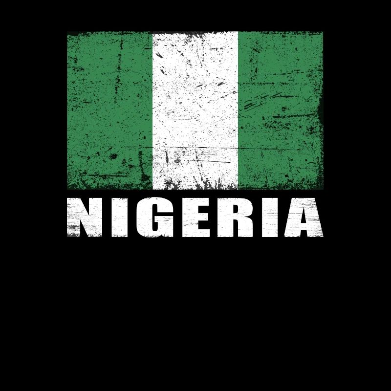 Drapeau du Nigeria Grunge Drapeau du Nigeria