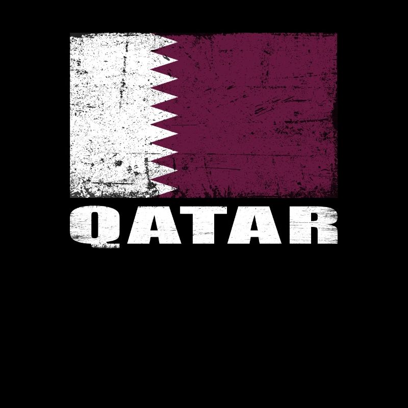 Qatar Flag Grunge Qatar Flag