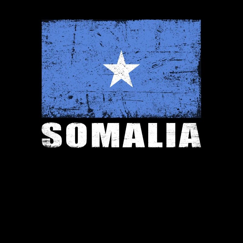 Somalie Drapeau Grunge Somalie Drapeau