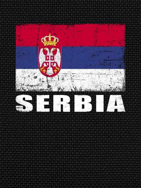 Serbie Drapeau Grunge Serbie Drapeau