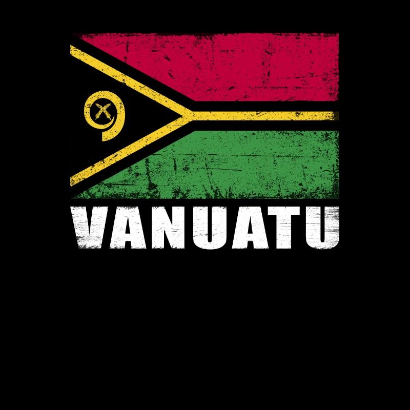Vanuatu Flag Grunge Vanuatu Flag