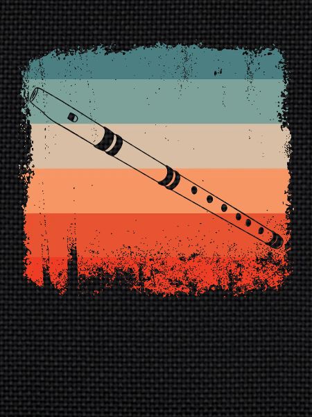 Flute Player Flute Retro