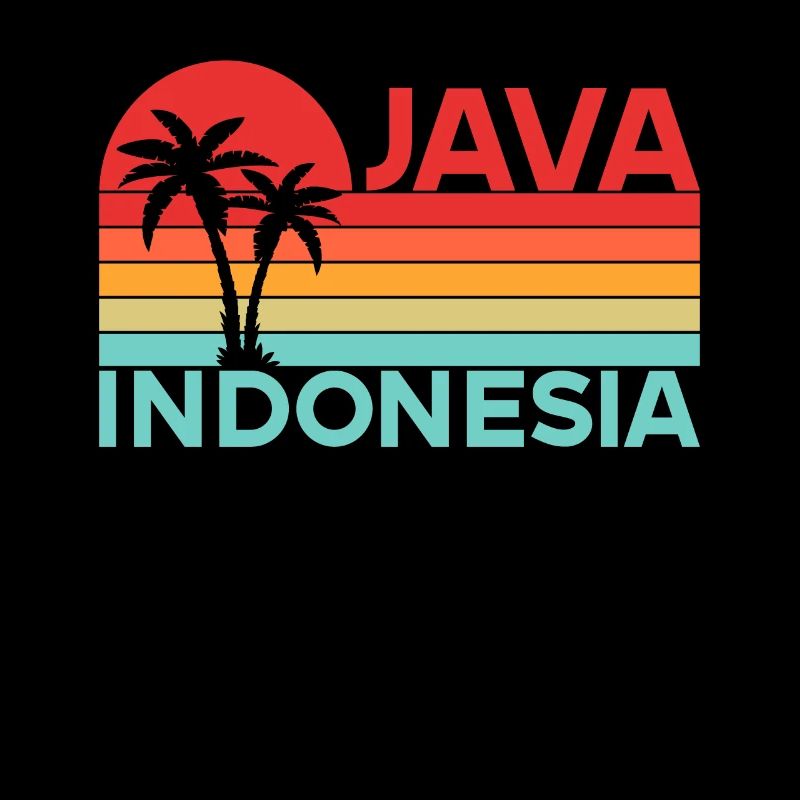 Vintage Urlaub Reise Java Indonesien Asien