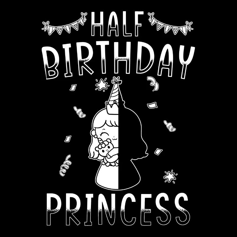 Demi-année 6 mois anniversaire princesse