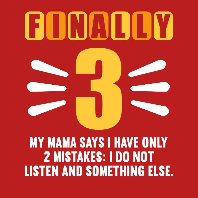Finally 3 mom says have only 2 mistakes 3rd birthday
