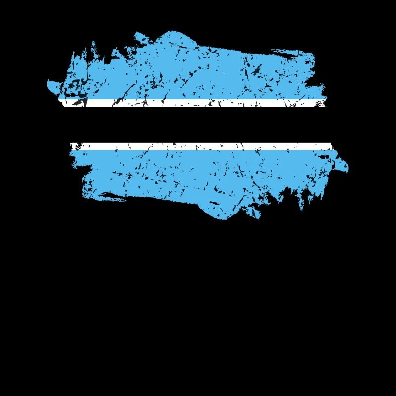 Drapeau du Botswana Grunge Drapeau du Botswana