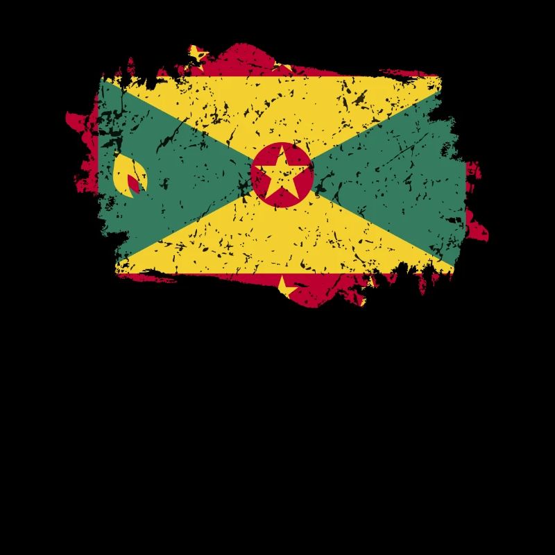 Grenada Flag Grunge Grenada Flag