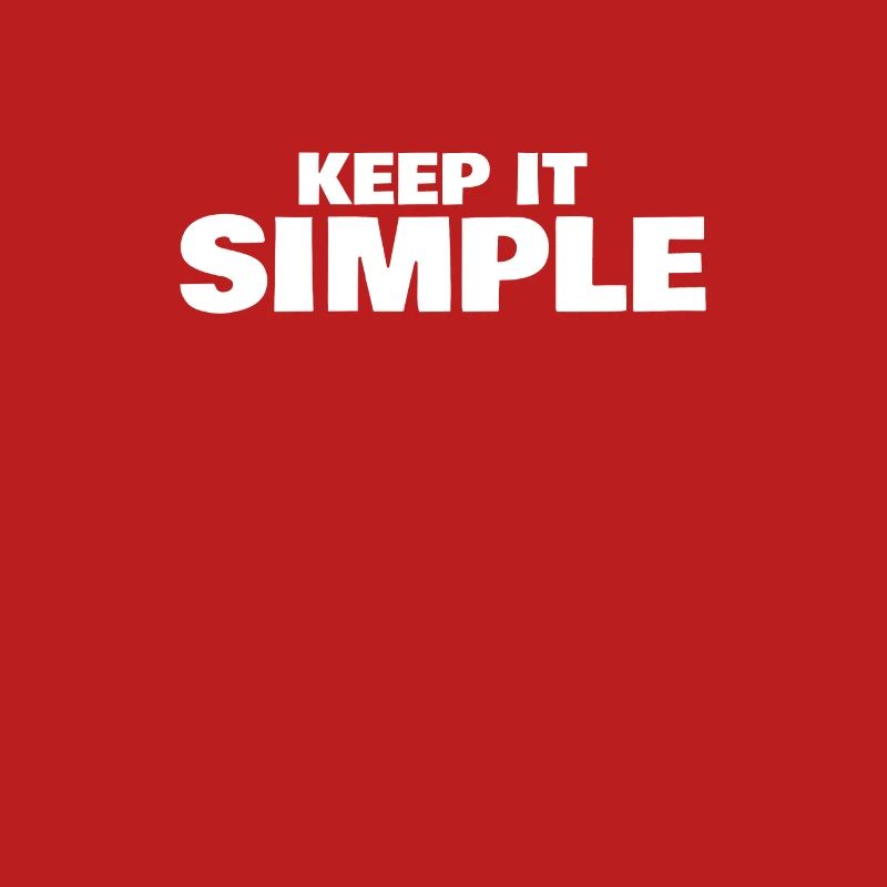 Restez simple en disant