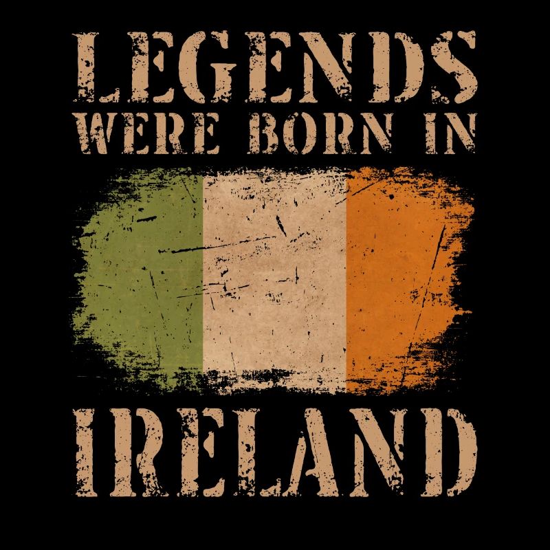 Vintage Design Irish Flag Ireland