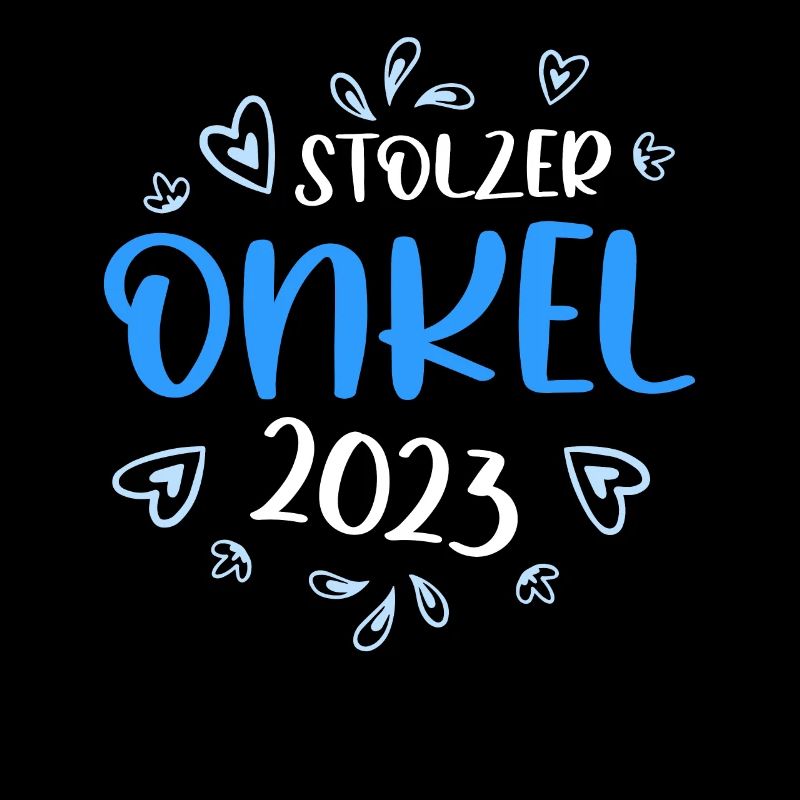 Stolzer frischgebackener Onkel witziges Onkel