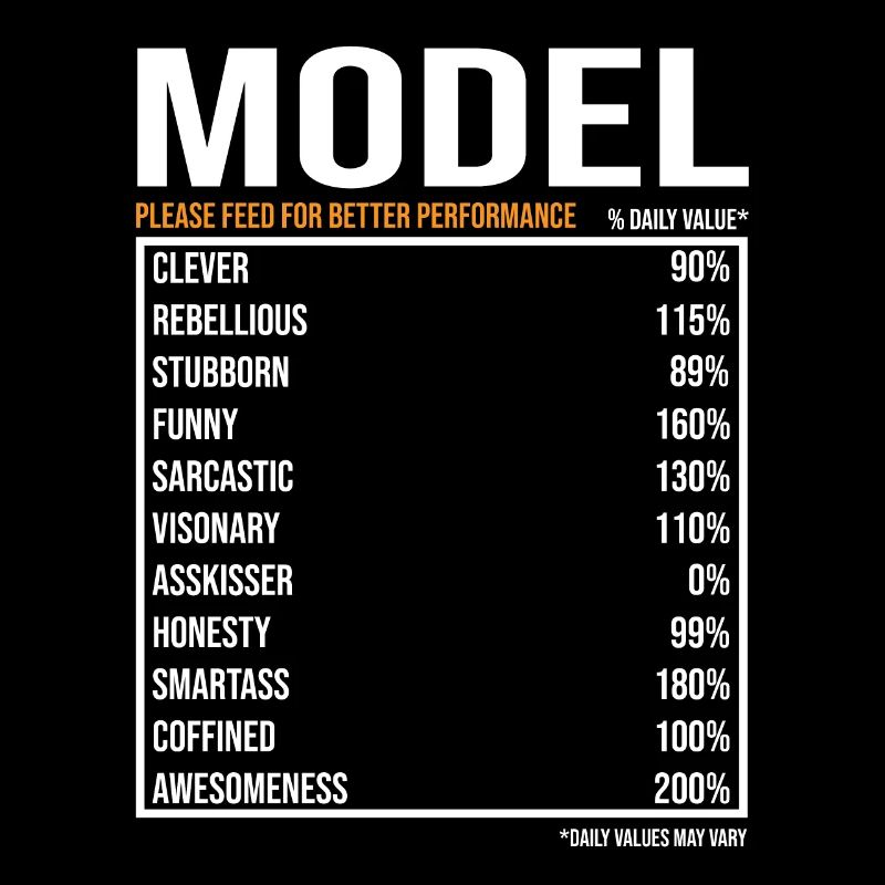 Model Job Spruch