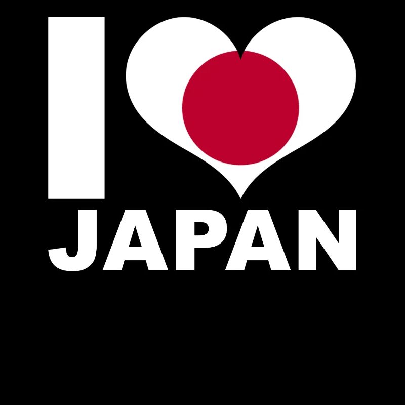 J’adore le drapeau du cœur du Japon