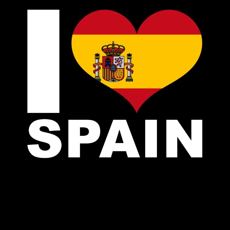J’aime l’Espagne drapeau du cœur Espagne