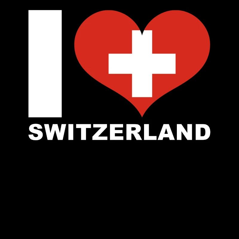 Ich liebe Schweiz Herz Flagge Schweiz