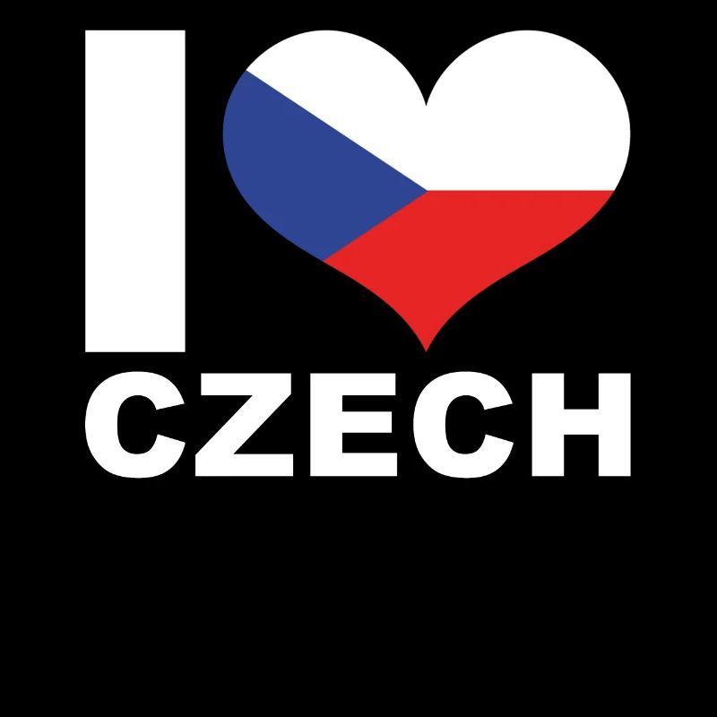 J’aime République tchèque Heart Flag République tchèque
