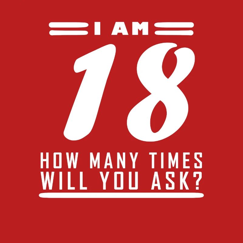 Ich bin 18 – 18. Geburtstag Geschenk