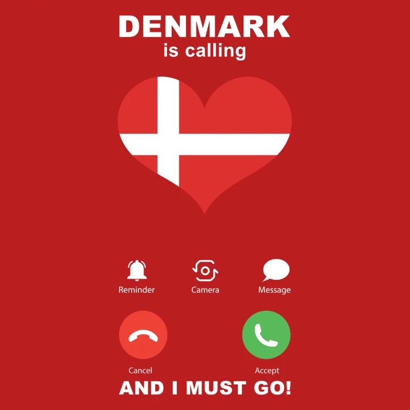 Denmark is calling Denmark Heart Souvenir