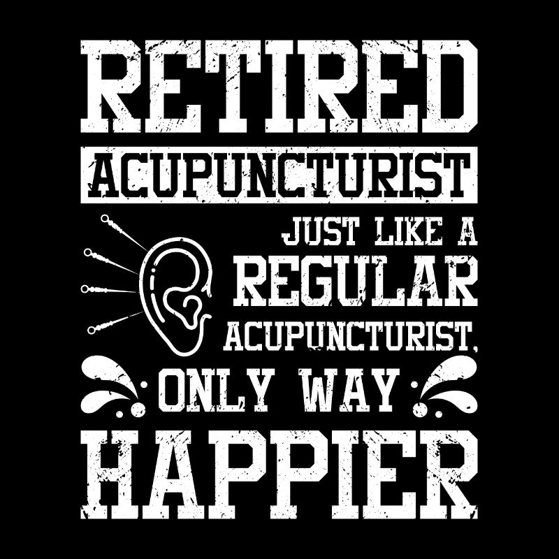 Happy retired acupuncturist