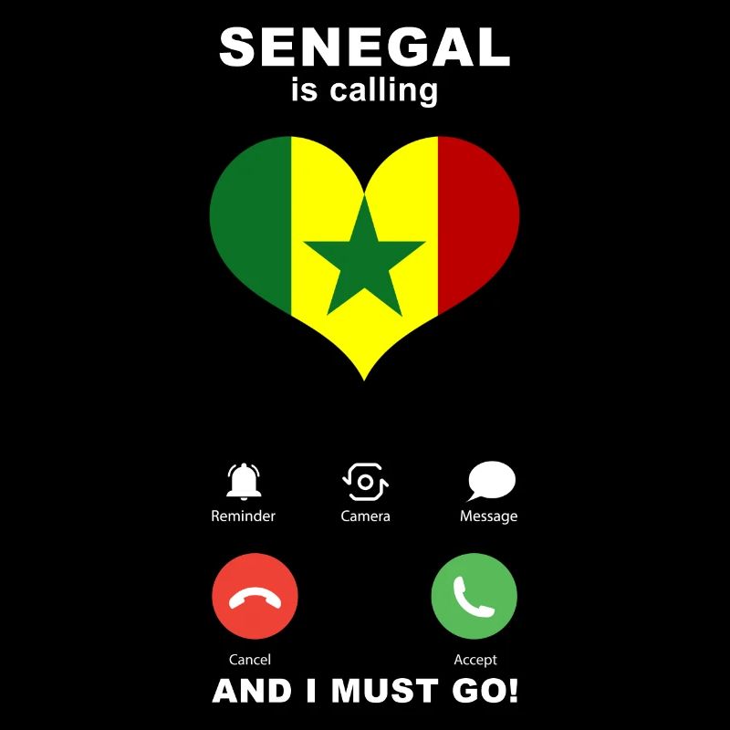 Senegal is calling Senegal Herz Souvenir