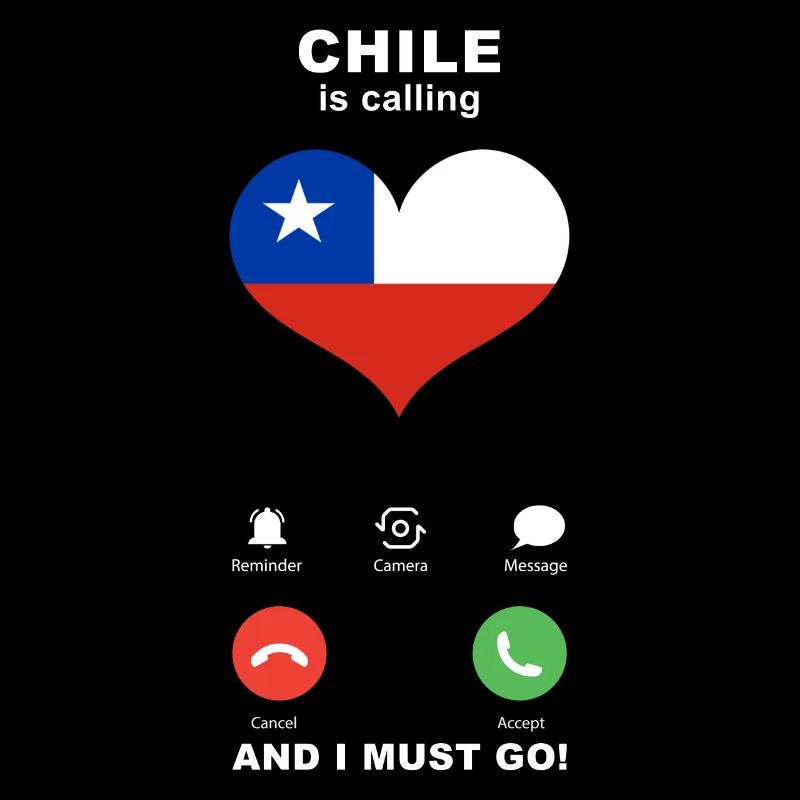 Chile is calling Chile Herz Souvenir