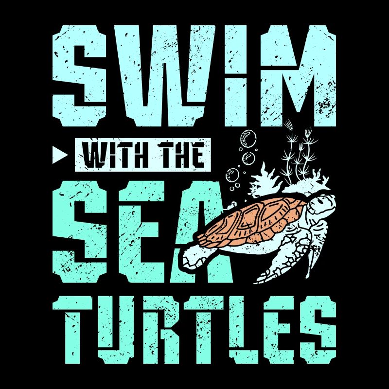Swim with the sea turtles