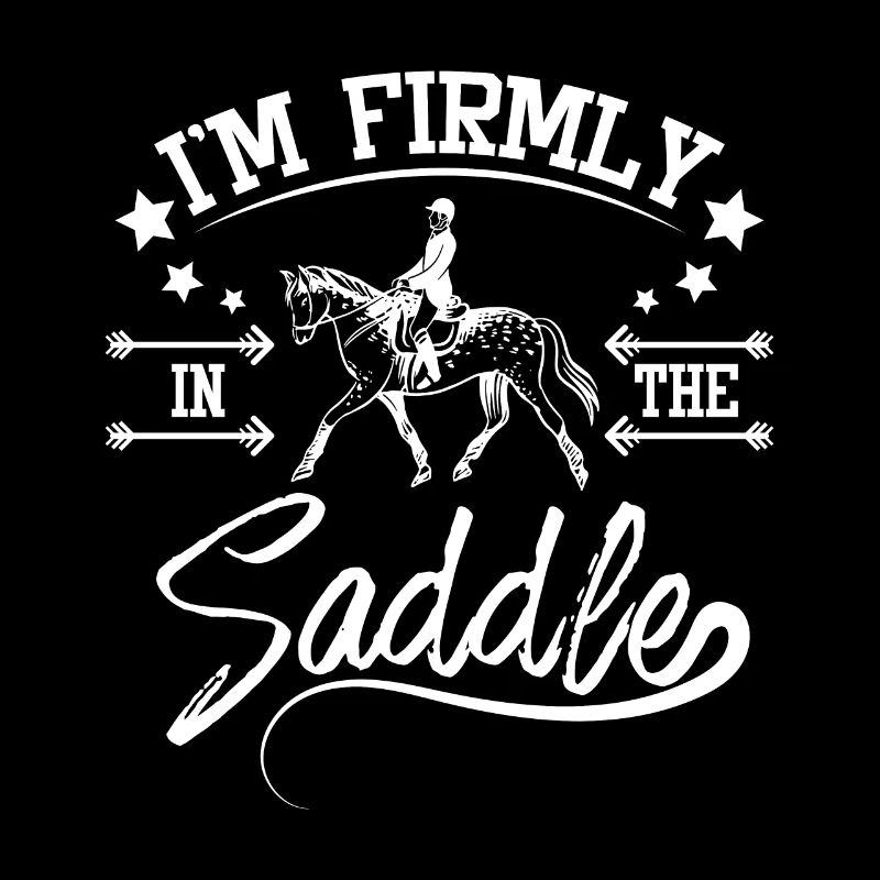 Je suis fermement en selle équitation