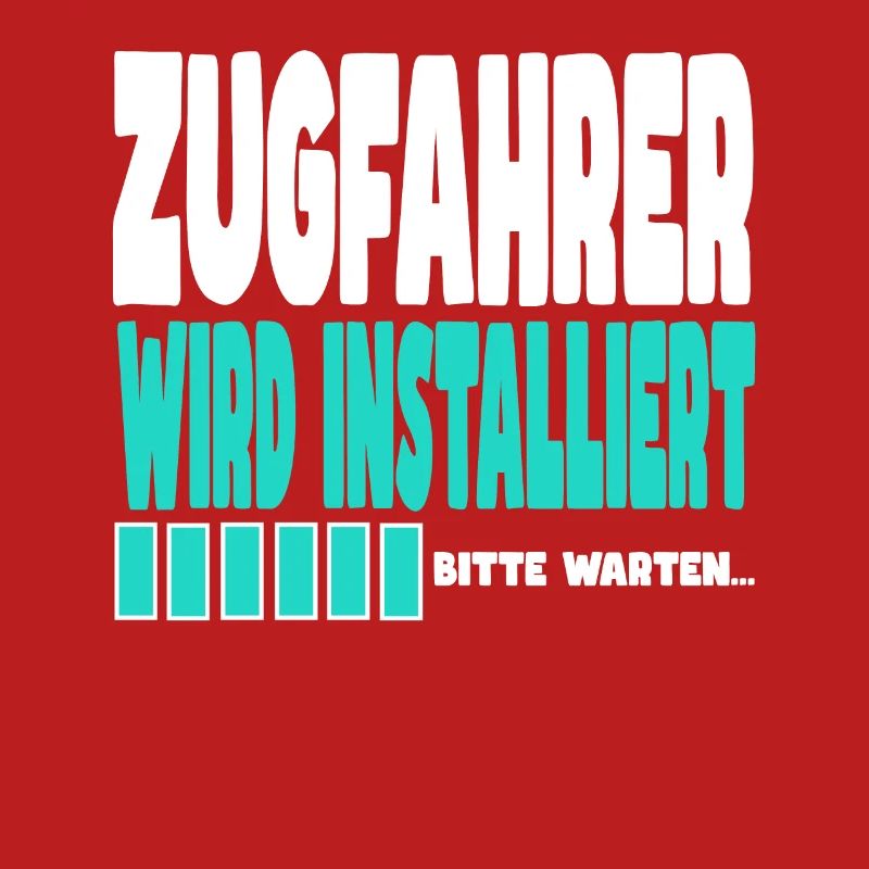 Zugfahrer wird installiert