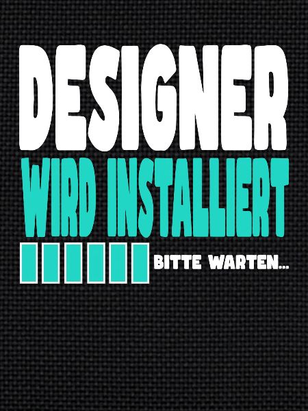 Designer wird installiert