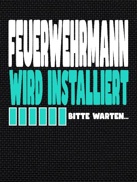Feuerwehrmann wird installiert