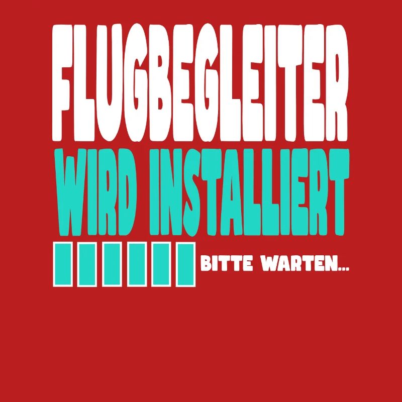 Flugbegleiter wird installiert