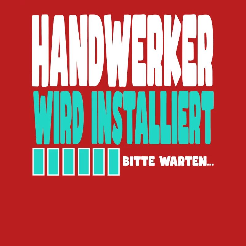 Handwerker wird installiert