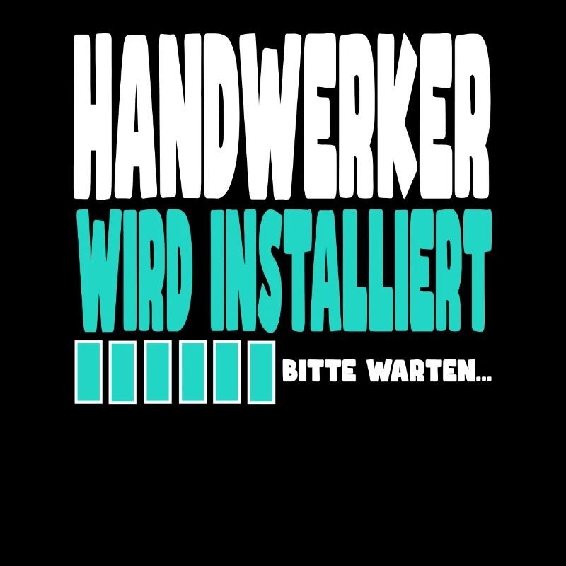Handwerker wird installiert
