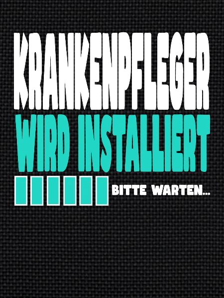 Krankenpfleger wird installiert