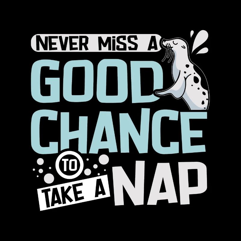 Never miss a good chance to take a nap seal
