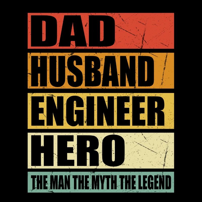 Vater Ehemann Ingenieur Held