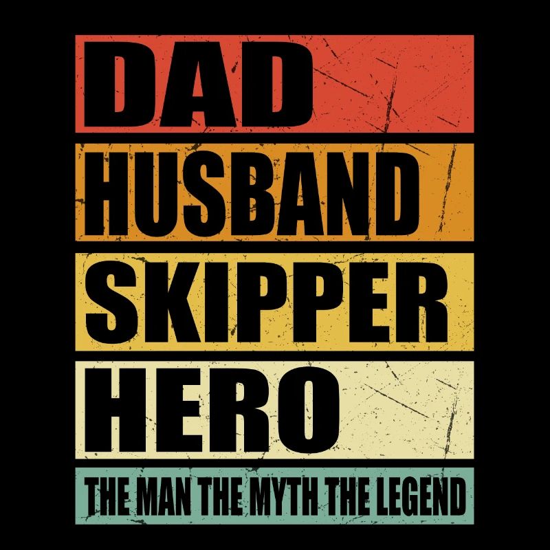 Vater Ehemann Skipper Held