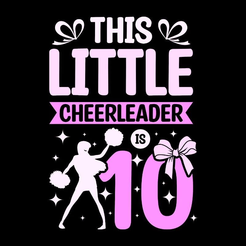 10th Birthday This little cheerleader is 10