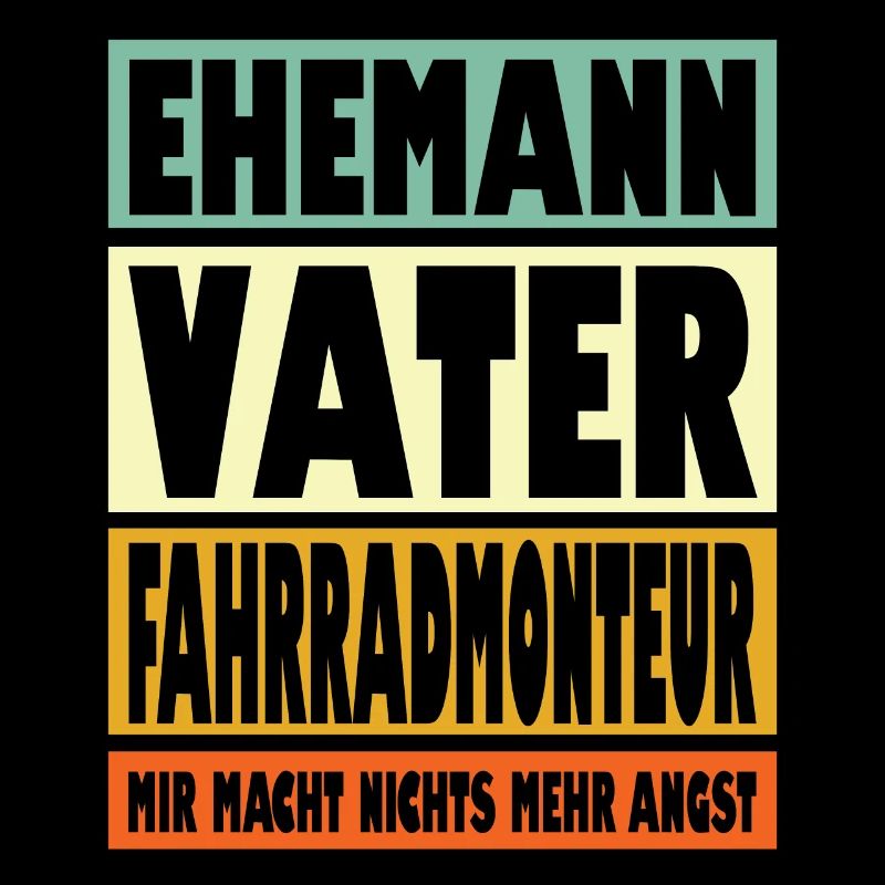 Fahrradmonteur Vater Ehemann Held